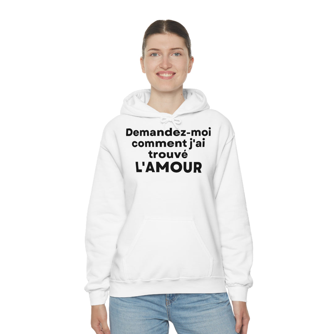 L'amour/Love, Unisex Heavy Blend™ Hooded Sweatshirt (FR EU)