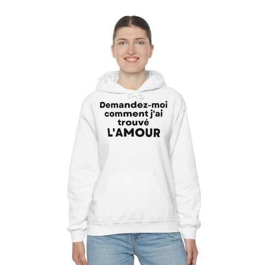 L'amour/Love, Unisex Heavy Blend™ Hooded Sweatshirt (FR EU)