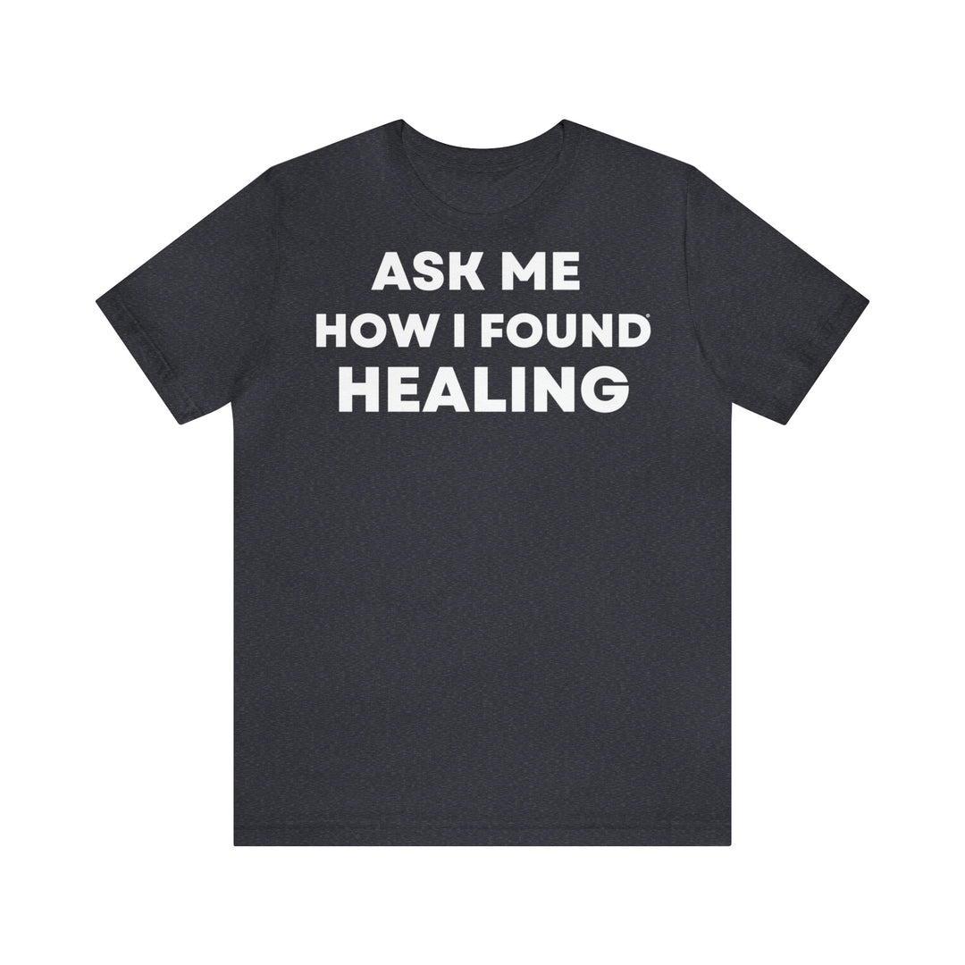 Healing, Unisex Jersey Short Sleeve Tee (DE)