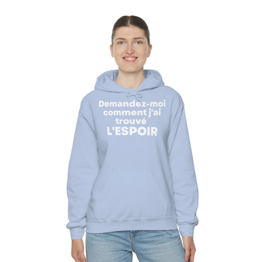 L'espoir/Hope, Unisex Heavy Blend™ Hooded Sweatshirt (FR EU)