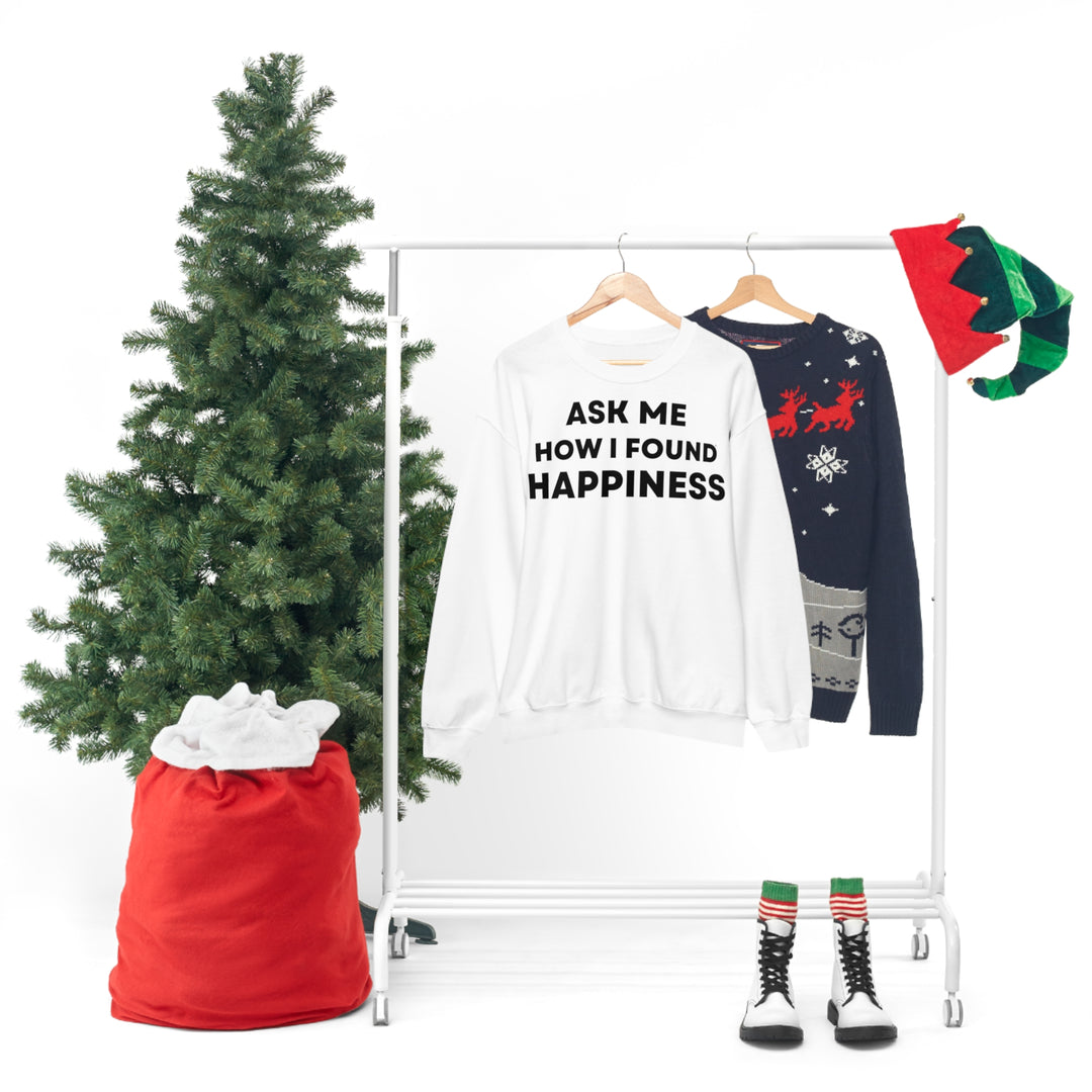 Happiness, Unisex Heavy Blend™ Crewneck Sweatshirt (ENG EU)