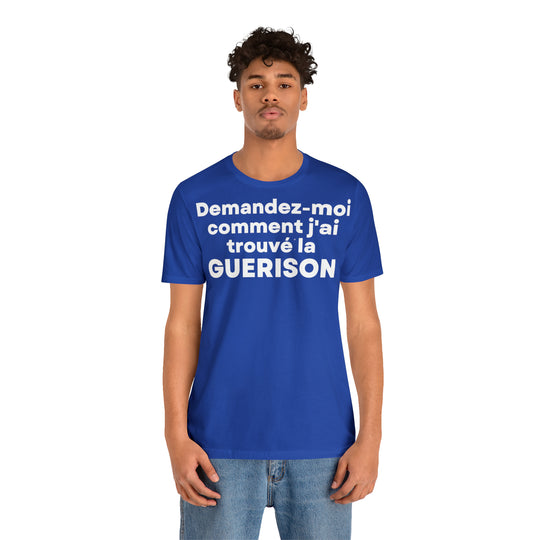 Guerison/Healing, Unisex Jersey Short Sleeve Tee (FR EU)