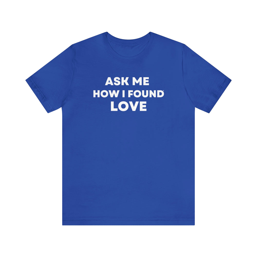 Love, Unisex Jersey Short Sleeve Tee (ENG CDN)