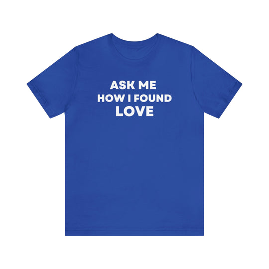 Love, Unisex Jersey Short Sleeve Tee (ENG CDN)