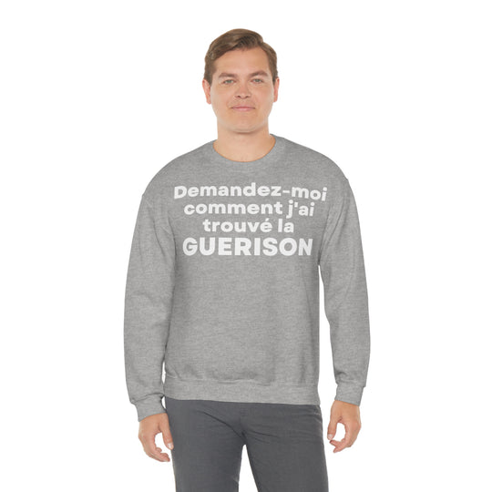 Guerison/Healing, Unisex Heavy Blend™ Crewneck Sweatshirt (FR EU)