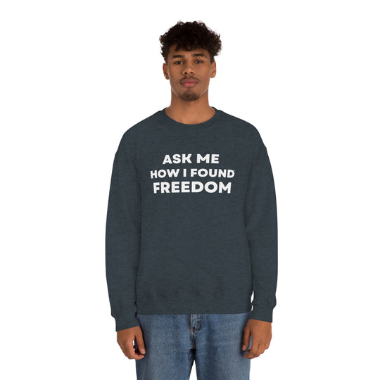 Freedom, Unisex Heavy Blend™ Crewneck Sweatshirt (ENG CDN)