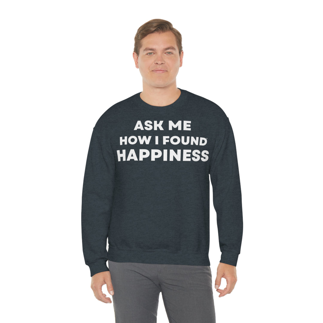 Happiness, Unisex Heavy Blend™ Crewneck Sweatshirt (ENG EU)