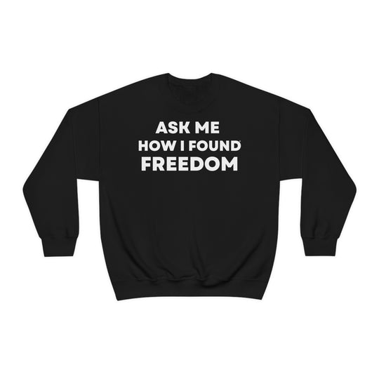 Freedom, Unisex Heavy Blend™ Crewneck Sweatshirt (ENG EU)