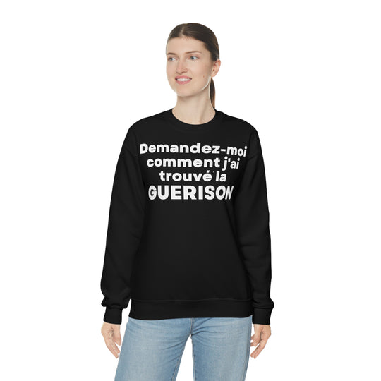 Guerison/Healing, Unisex Heavy Blend™ Crewneck Sweatshirt (FR EU)