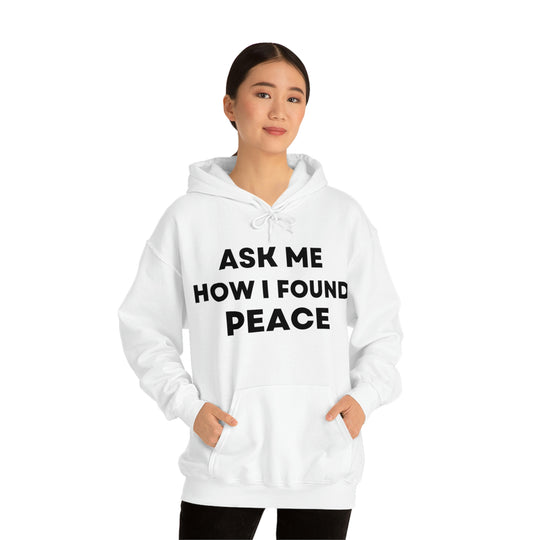 Peace, Unisex Heavy Blend™ Hooded Sweatshirt (ENG US)