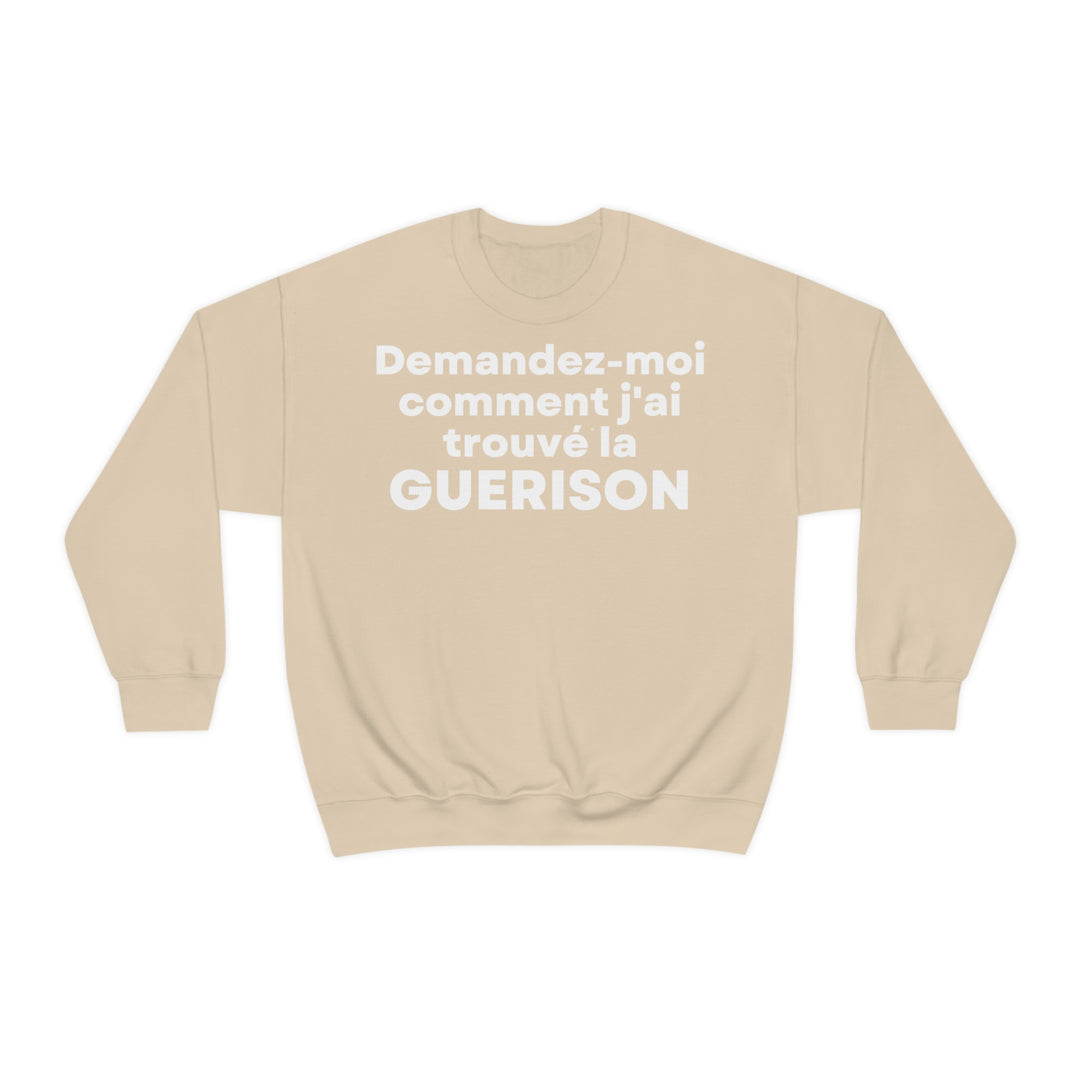 Guerison/Healing, Unisex Heavy Blend™ Crewneck Sweatshirt (FR EU)