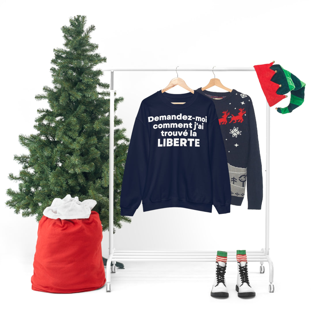 Liberte/Freedom, Unisex Heavy Blend™ Crewneck Sweatshirt (FR EU)