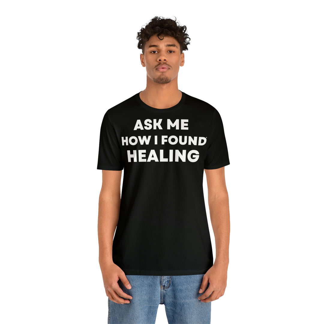 Healing, Unisex Jersey Short Sleeve Tee (DE)