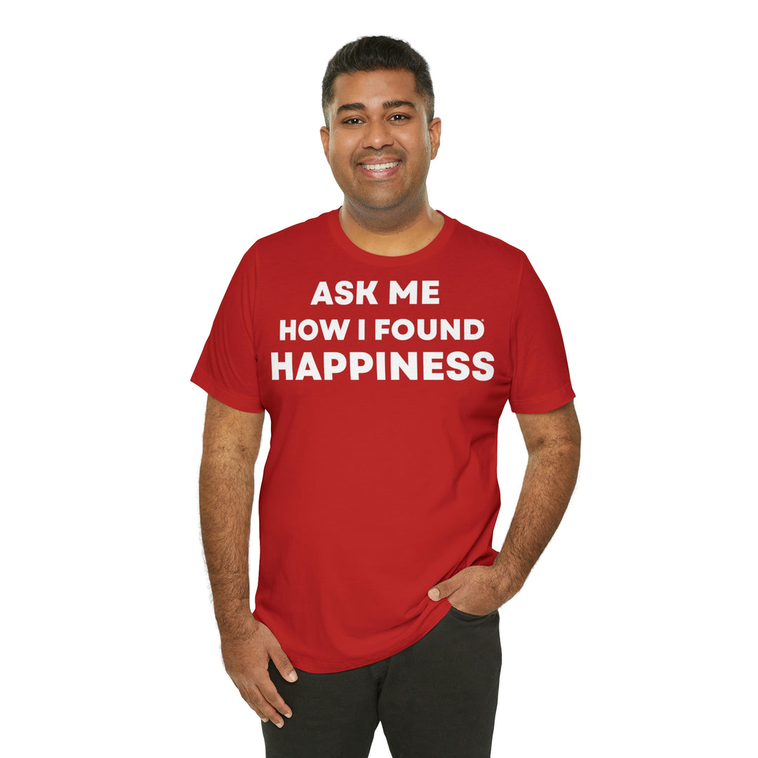 Happiness, Unisex Jersey Short Sleeve Tee (DE)