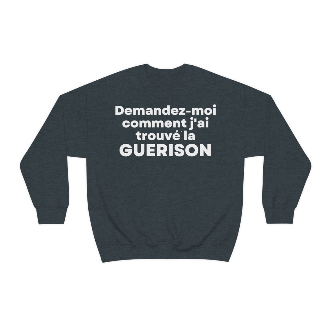 Guerison/Healing, Unisex Heavy Blend™ Crewneck Sweatshirt (FR EU)