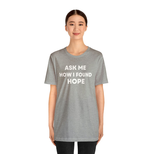 Hope, Unisex Jersey Short Sleeve Tee (ENG US)