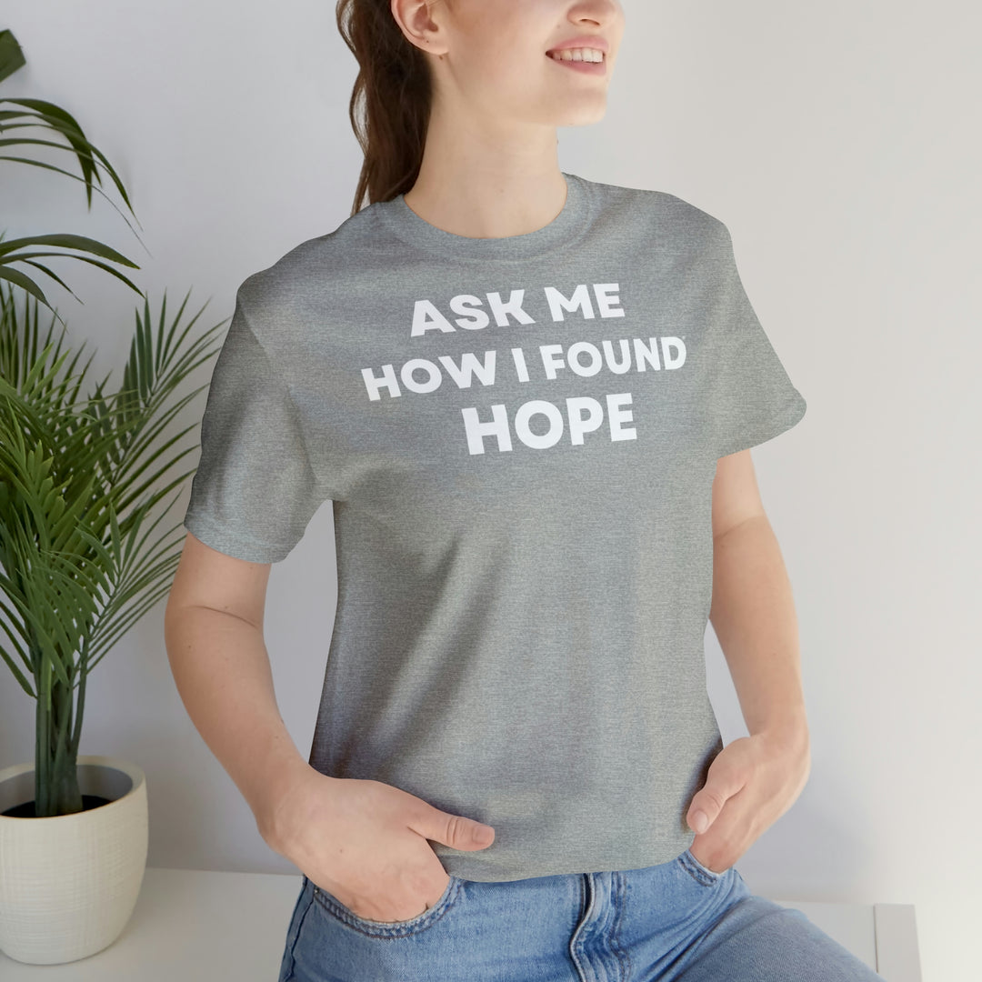 Hope, Unisex Jersey Short Sleeve Tee (ENG UK)