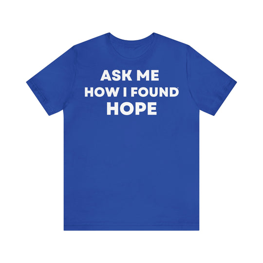 Hope, Unisex Jersey Short Sleeve Tee (ENG EU)