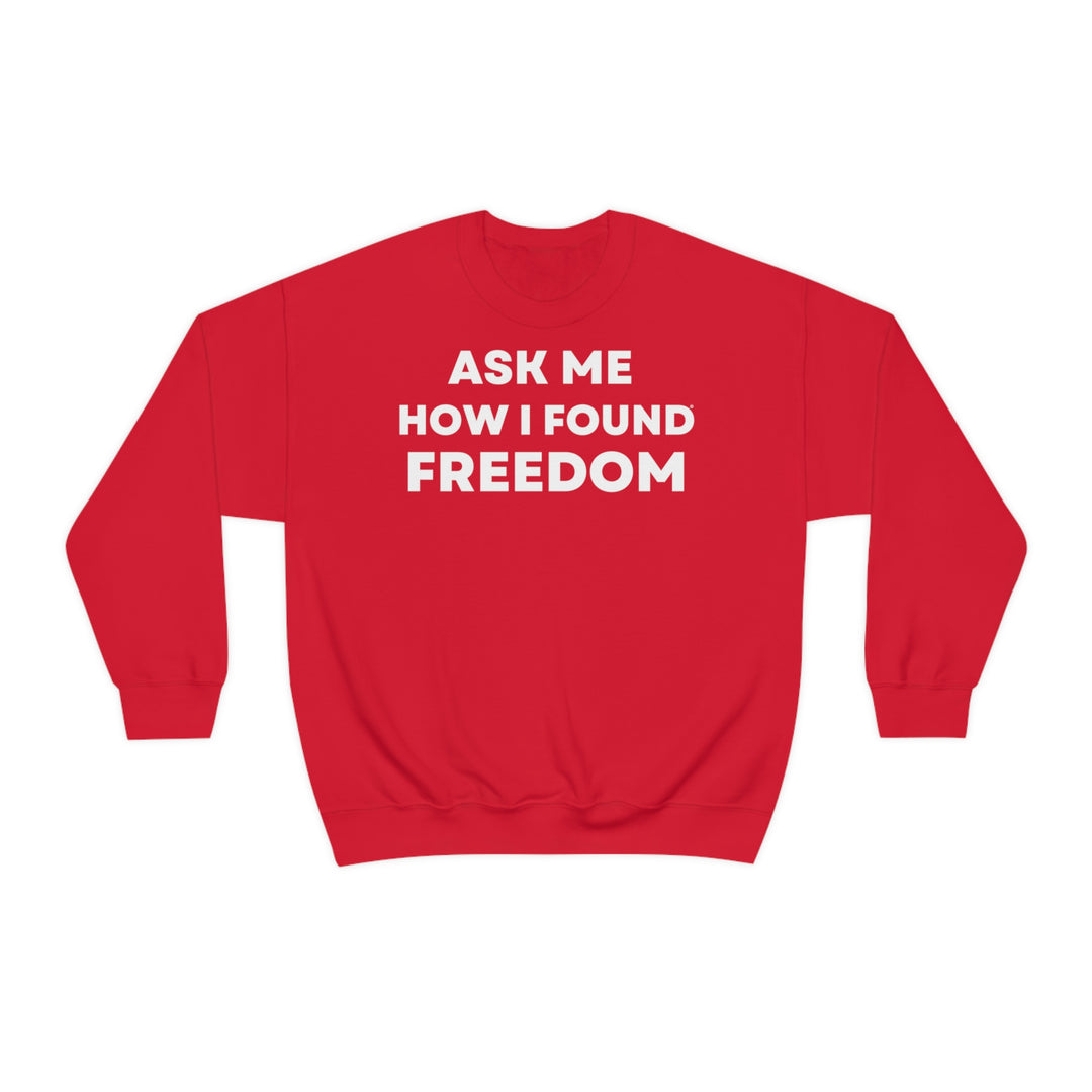 Freedom, Unisex Heavy Blend™ Crewneck Sweatshirt (ENG EU)