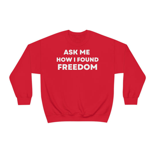 Freedom, Unisex Heavy Blend™ Crewneck Sweatshirt (ENG EU)