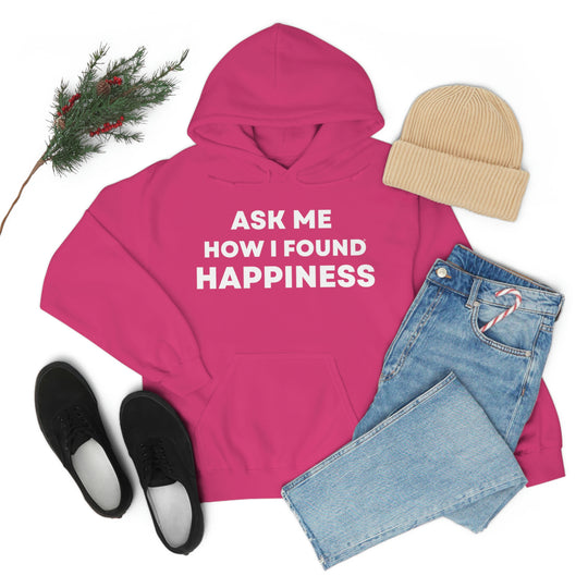 Happiness, Unisex Heavy Blend™ Hooded Sweatshirt (ENG UK)