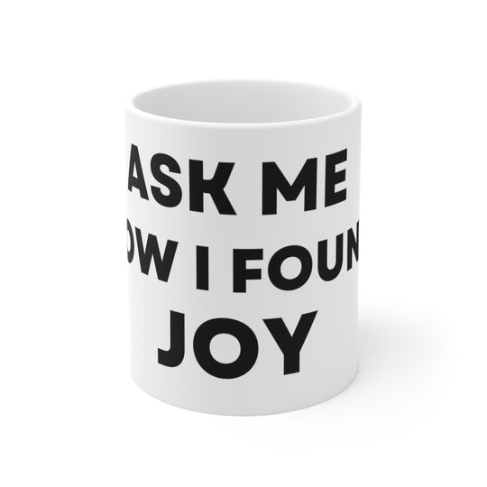 Joy, Ceramic Mug 11oz (ENG US)