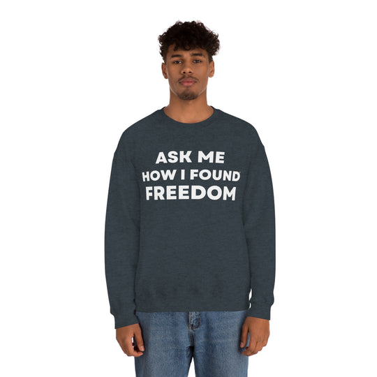 Freedom, Unisex Heavy Blend™ Crewneck Sweatshirt (ENG UK)