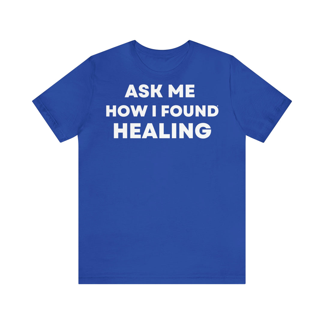 Healing, Unisex Jersey Short Sleeve Tee (DE)