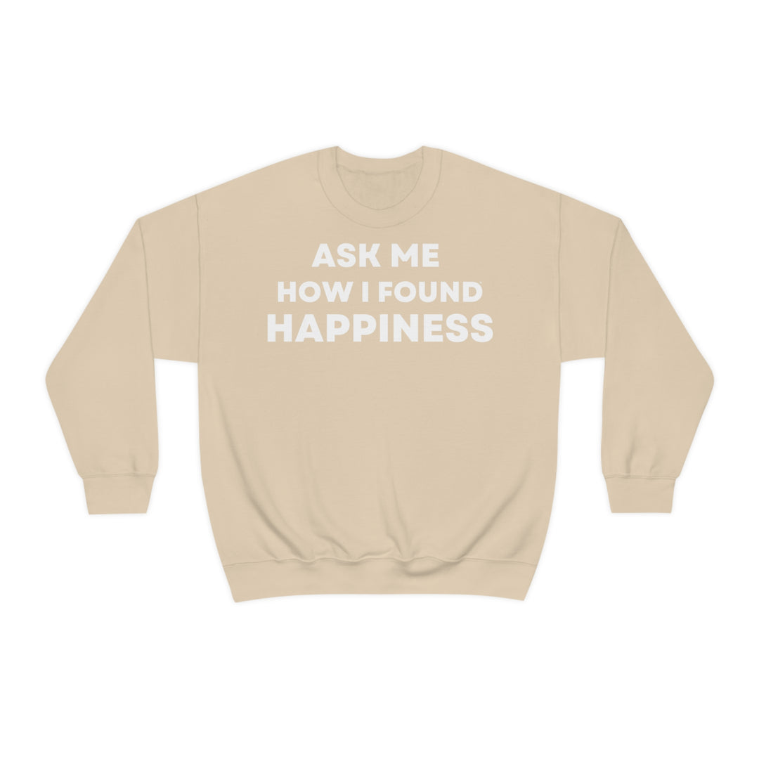 Happiness, Unisex Heavy Blend™ Crewneck Sweatshirt (ENG EU)