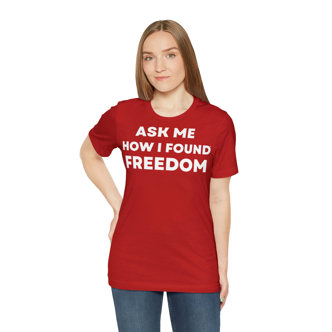 Freedom, Unisex Jersey Short Sleeve Tee (DE)