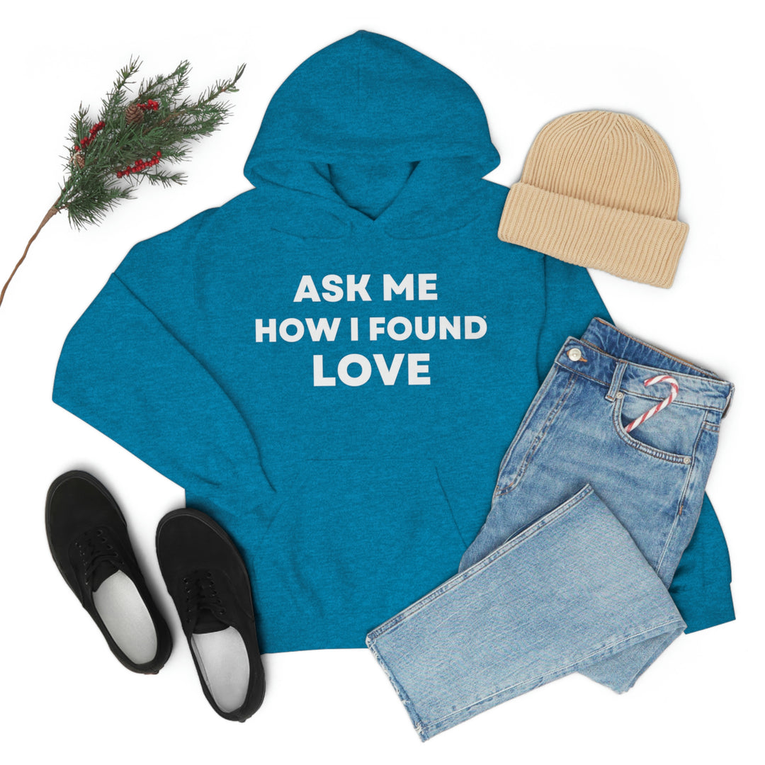 Love, Unisex Heavy Blend™ Hooded Sweatshirt (ENG UK)