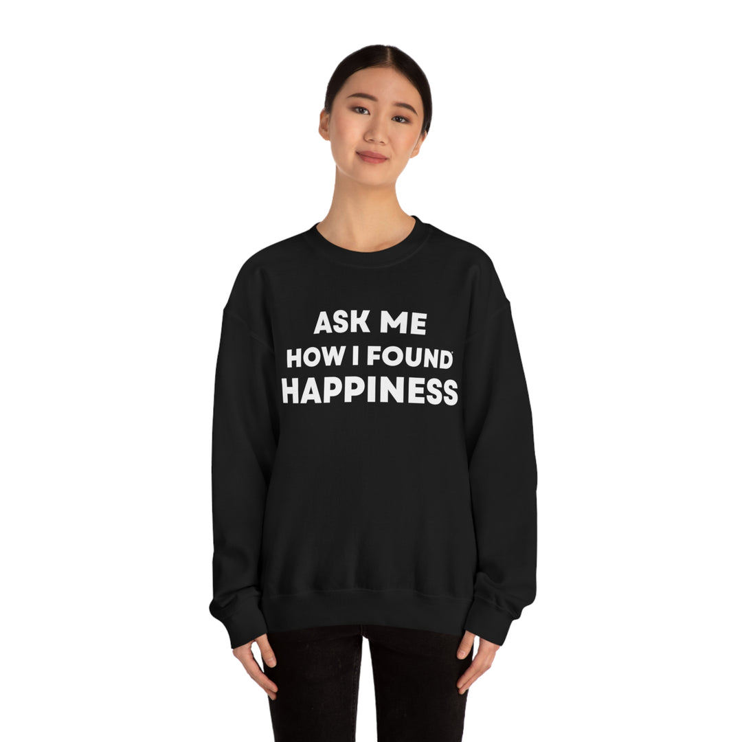 Happiness, Unisex Heavy Blend™ Crewneck Sweatshirt (ENG UK)