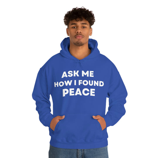 Peace, Unisex Heavy Blend™ Hooded Sweatshirt (ENG US)