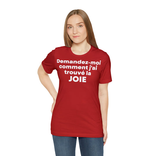 Joie/Joy, Unisex Jersey Short Sleeve Tee (FR EU)