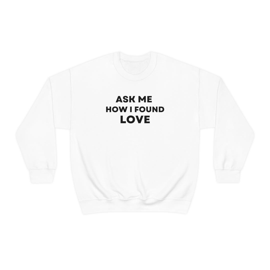 Love, Unisex Heavy Blend™ Crewneck Sweatshirt (ENG CDN)