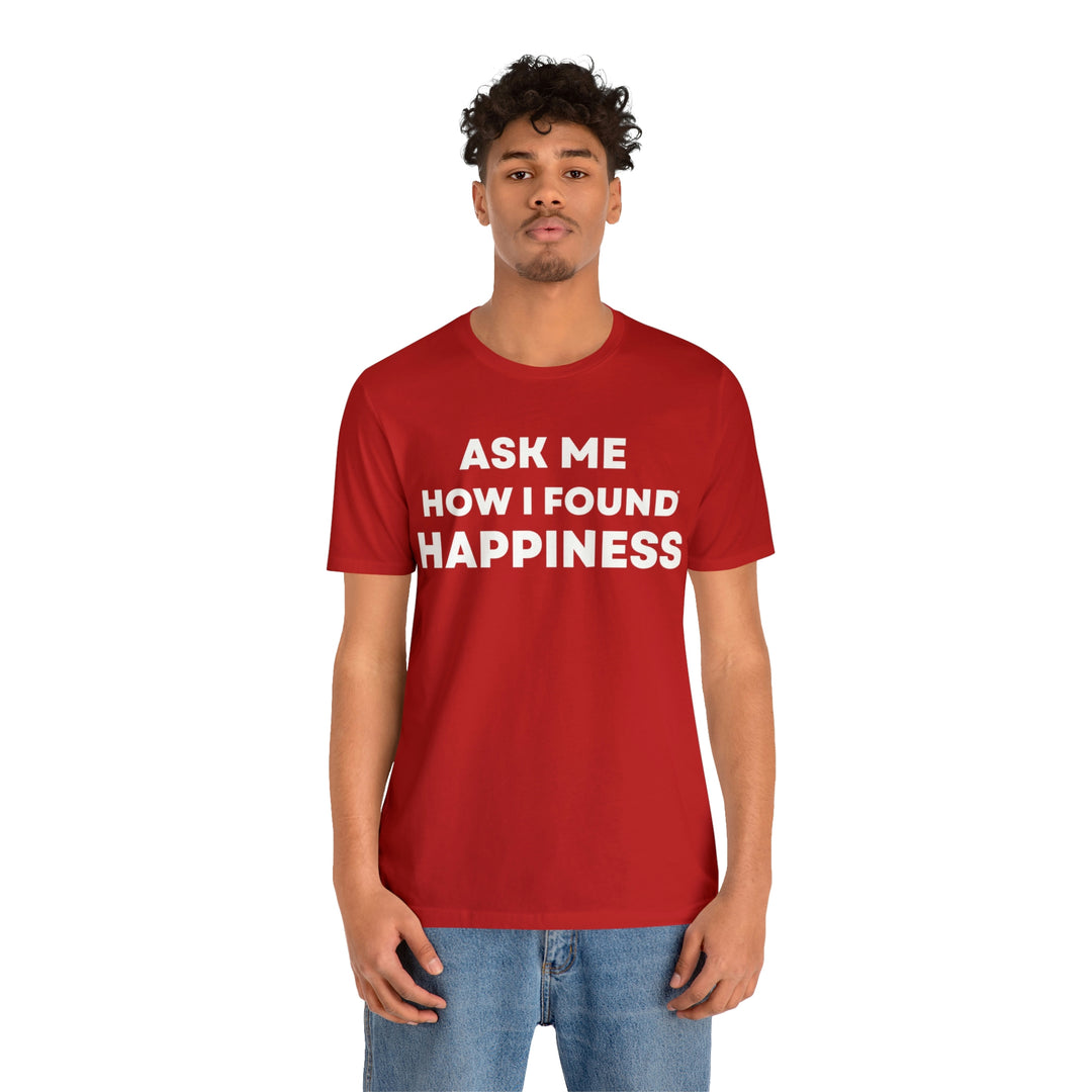 Happiness, Unisex Jersey Short Sleeve Tee (ENG US)