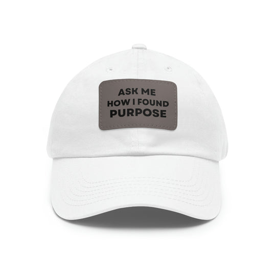 Purpose, Hat with Leather Patch (Rectangle) (ENG US)