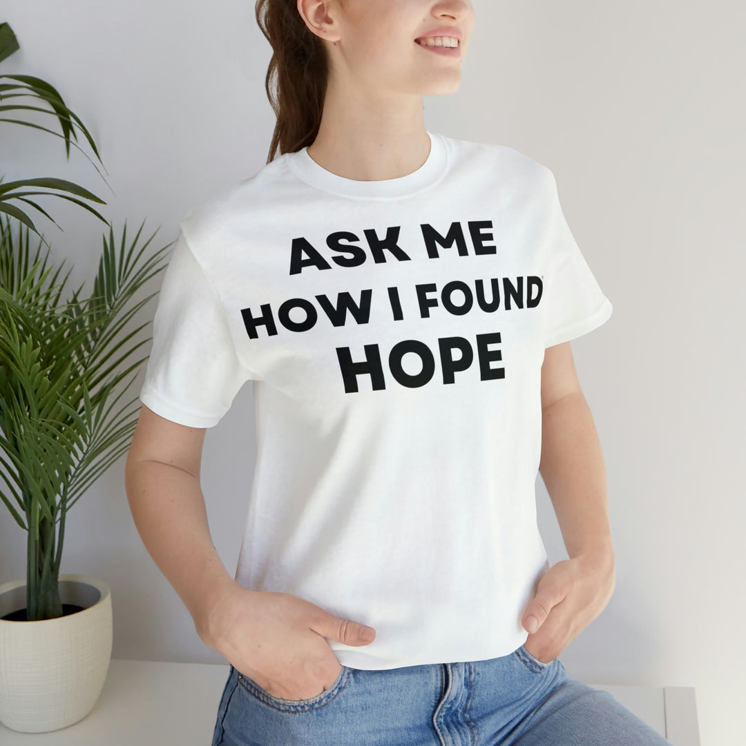 Hope, Unisex Jersey Short Sleeve Tee (ENG EU)