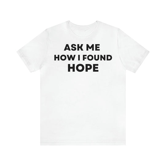 Hope, Unisex Jersey Short Sleeve Tee (ENG UK)