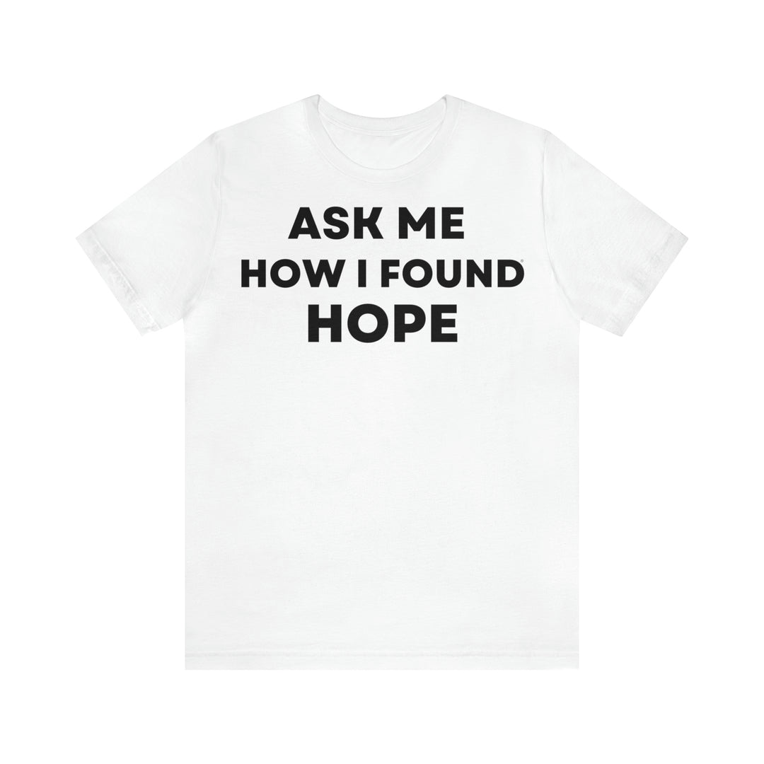 Hope, Unisex Jersey Short Sleeve Tee (ENG EU)