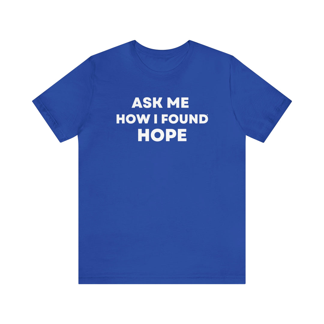 Hope, Unisex Jersey Short Sleeve Tee (ENG US)