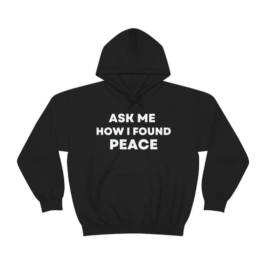 Peace, Unisex Heavy Blend™ Hooded Sweatshirt (ENG UK)