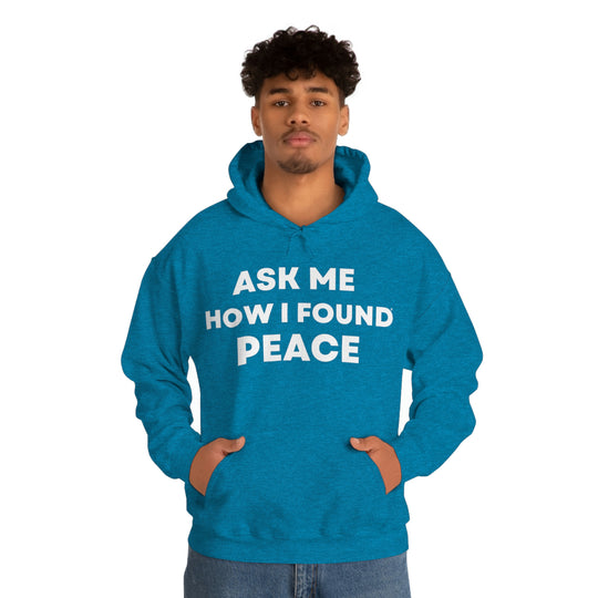 Peace, Unisex Heavy Blend™ Hooded Sweatshirt (ENG UK)