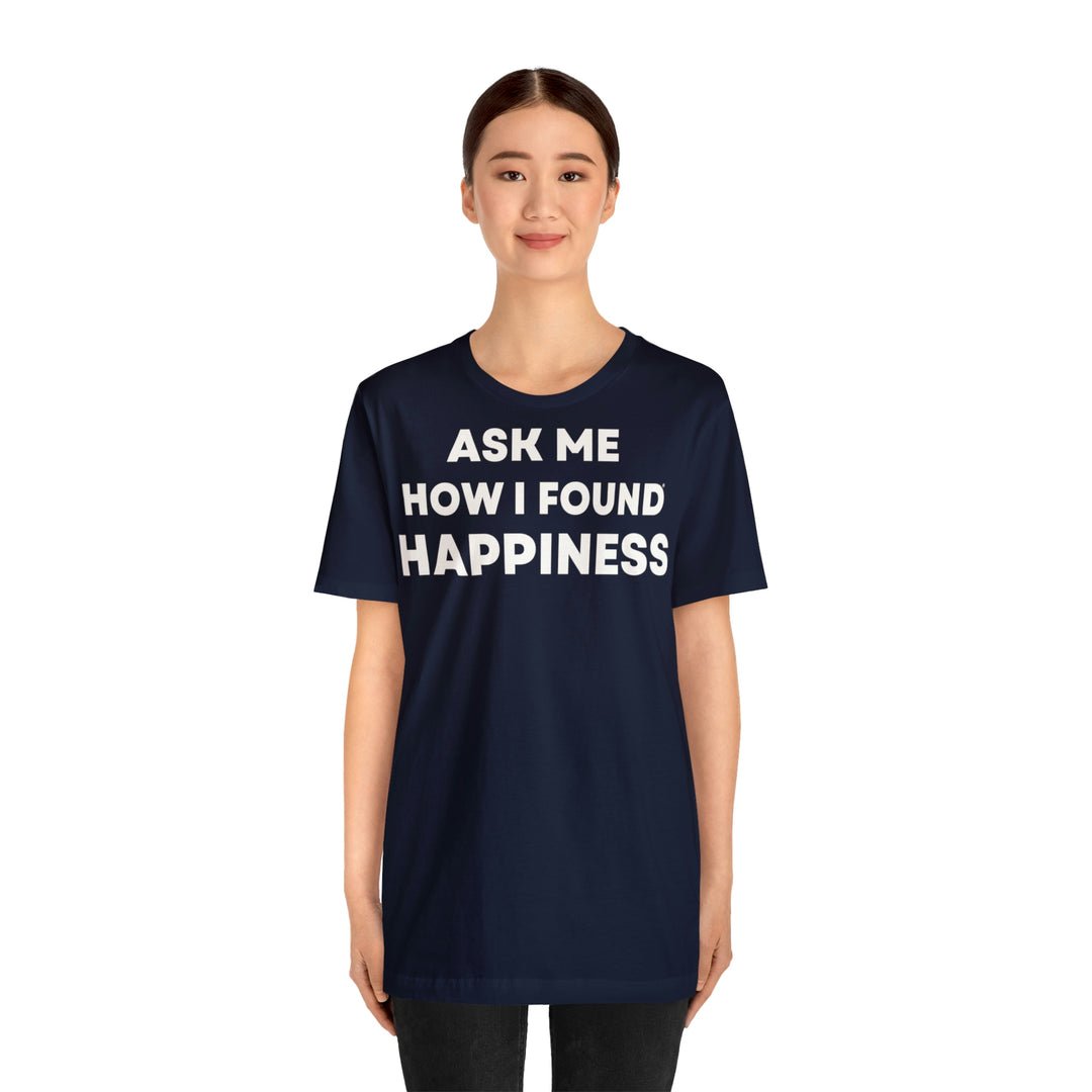 Happiness, Unisex Jersey Short Sleeve Tee (DE)