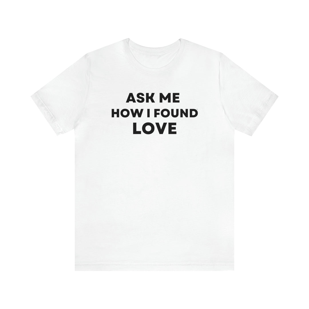 Love, Unisex Jersey Short Sleeve Tee (ENG CDN)