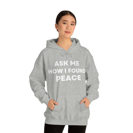 Peace, Unisex Heavy Blend™ Hooded Sweatshirt (ENG UK)