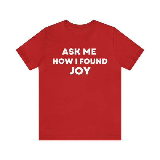 Joy, Unisex Jersey Short Sleeve Tee (ENG US)