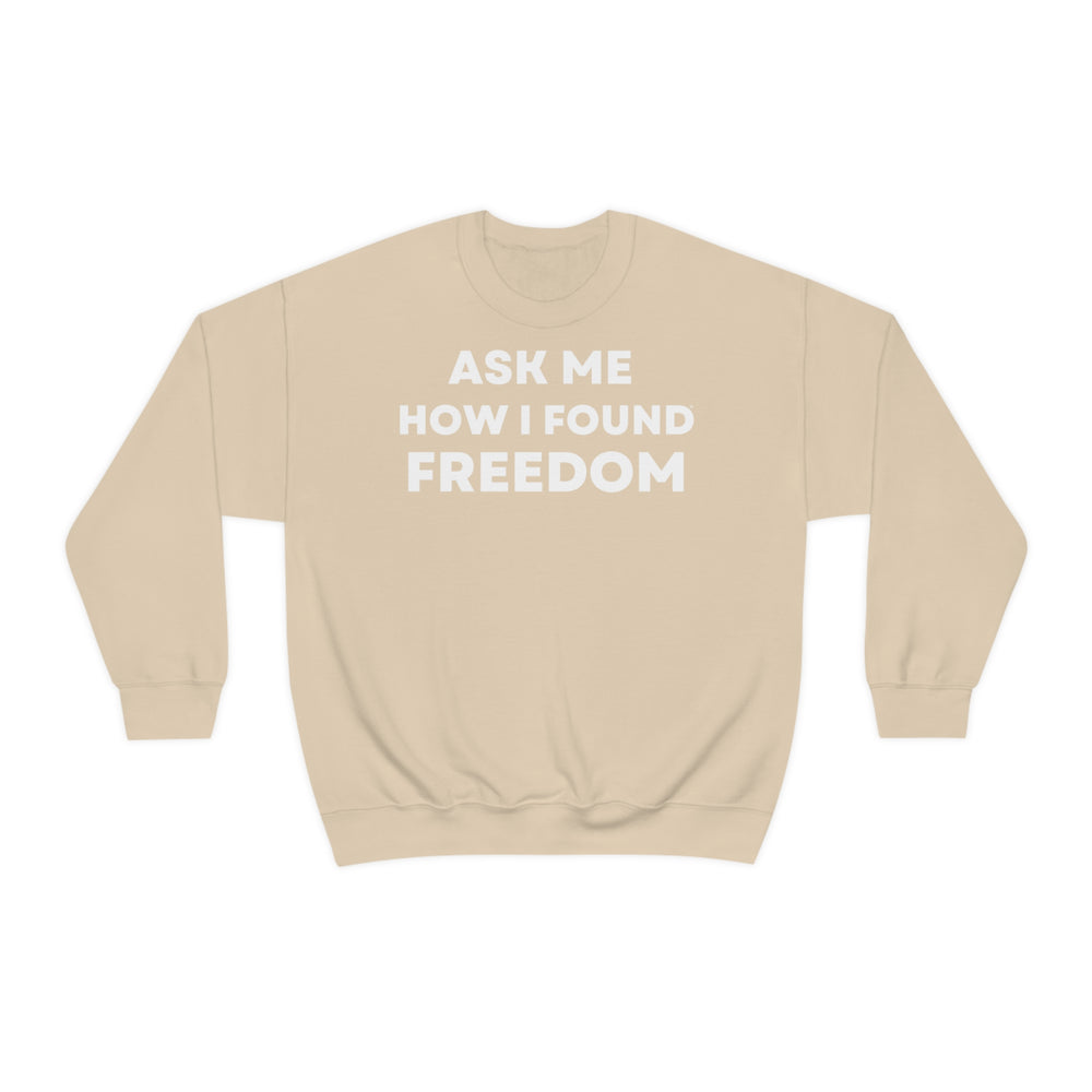 Freedom, Unisex Heavy Blend™ Crewneck Sweatshirt (ENG EU)