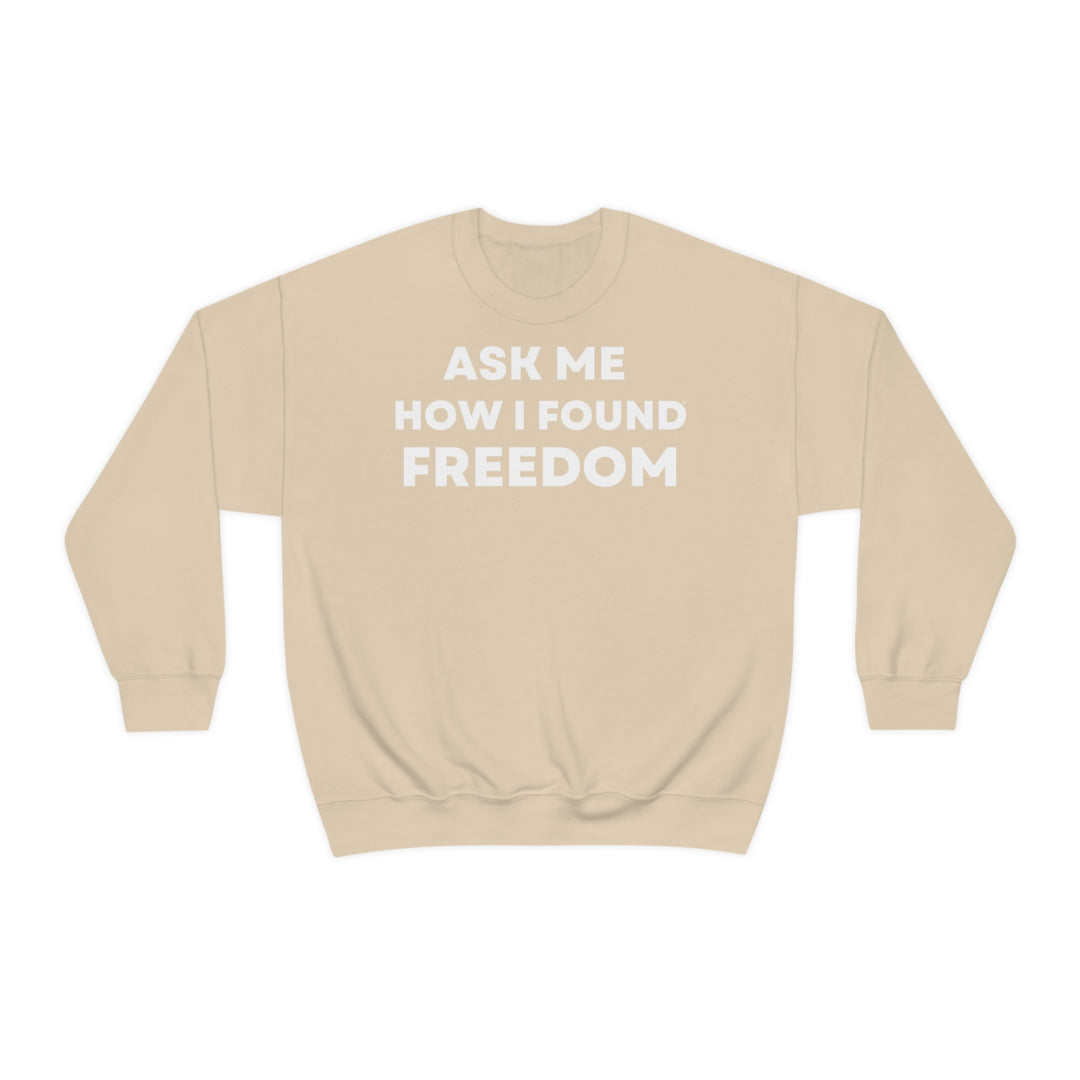 Freedom, Unisex Heavy Blend™ Crewneck Sweatshirt (ENG EU)