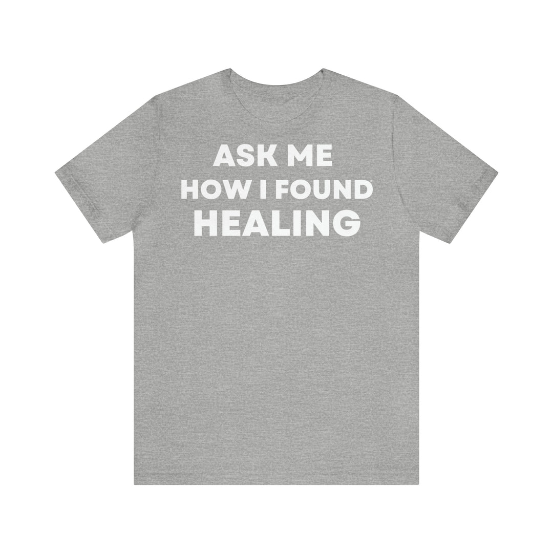 Healing, Unisex Jersey Short Sleeve Tee (DE)